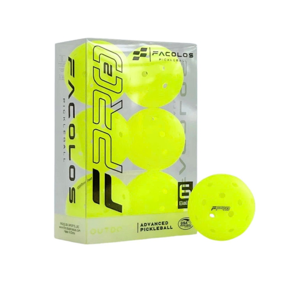 Facolos F-Pro Performance Gen2 Pickleball (3 ลูก - 6 ลูก)