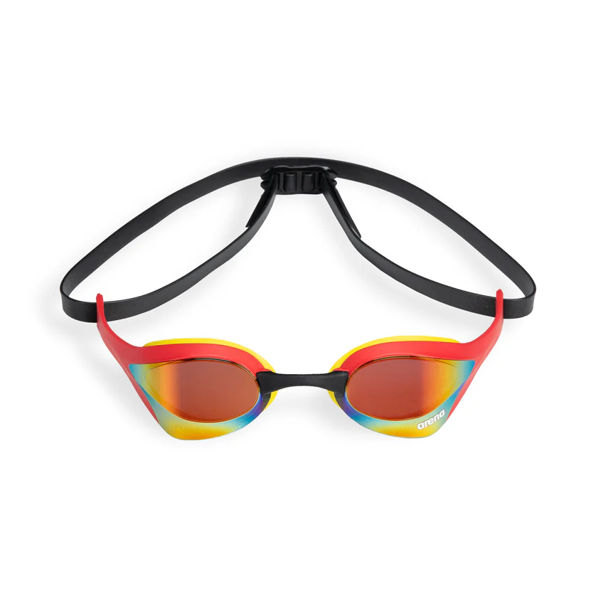 แว่นตาว่ายน้ํา ARENA COBRA ULTRA SWIPE MIRROR Gold Red ของแท้