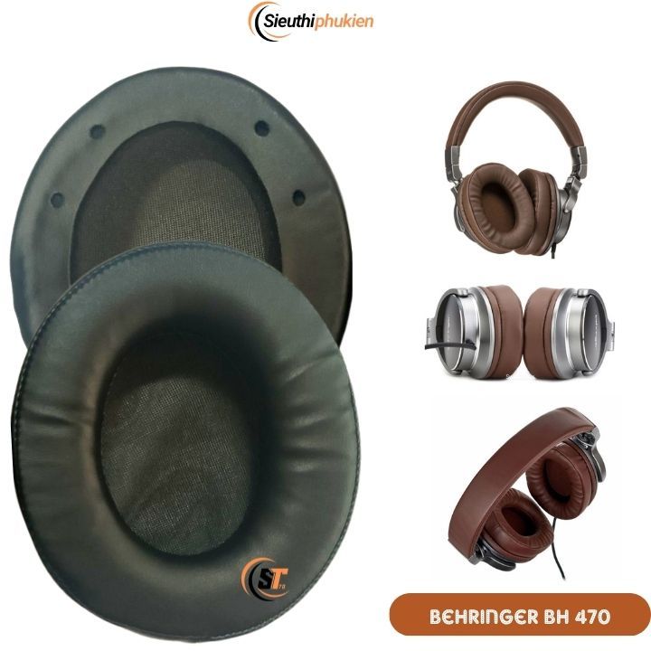 2 Behringer BH 470 BH470U เบาะรองหูฟัง ผ้าหนัง 080100