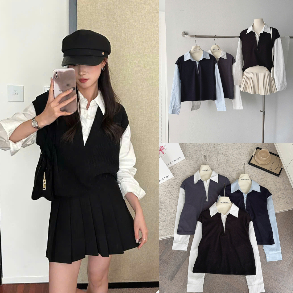 Calina Aosomi2733_P6k12 เสื้อ umi หลากสี