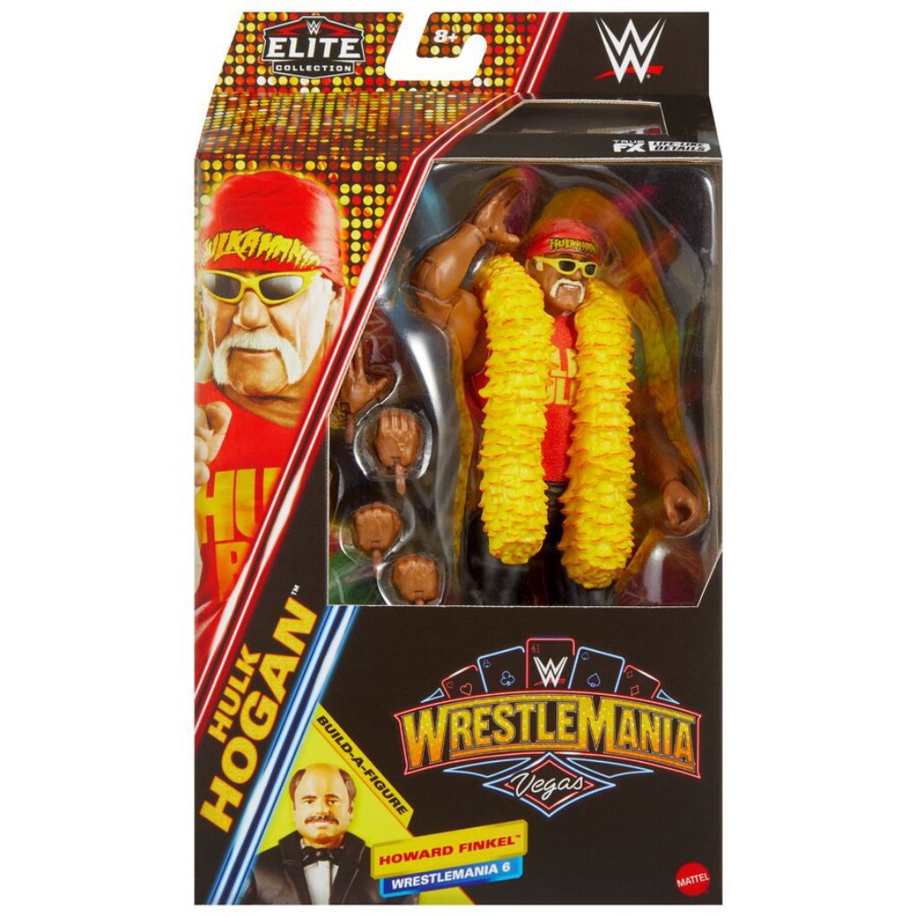 WWE Hulk Hogan elite wrestlemania รุ่นซีลใหม่