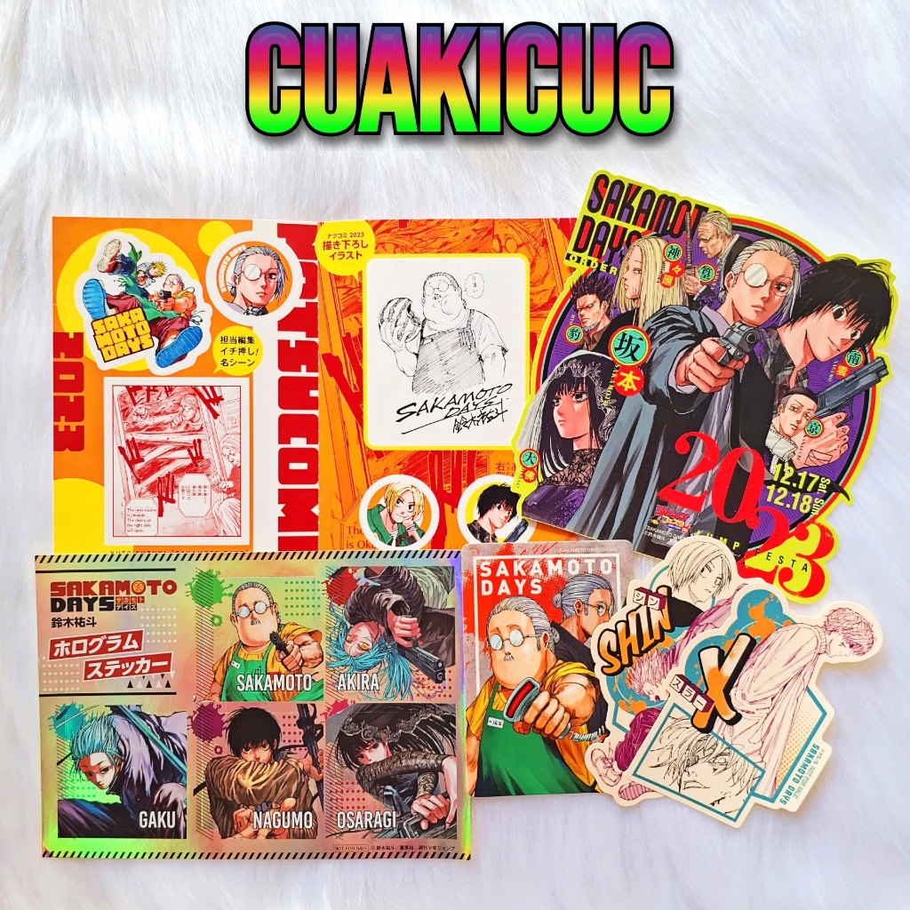 สติ๊กเกอร์ Sakamoto Days / สติ๊กเกอร์ Sakamoto ของพรีเมี่ยม - วันซากาโมโตะอนิเมะ