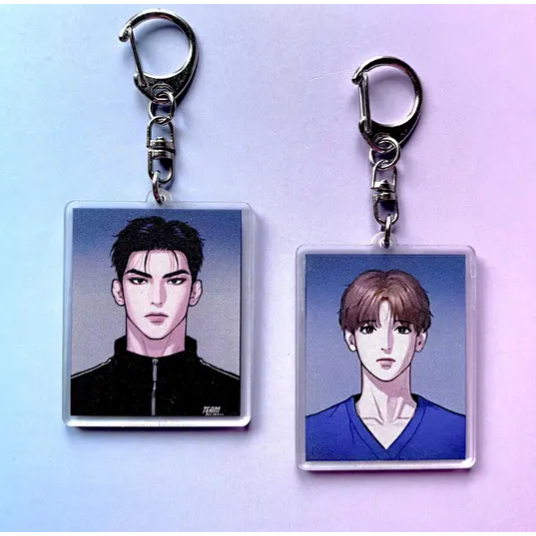 พวงกุญแจ BL manhwa JINX เกาหลี ชุด 2 ชิ้น