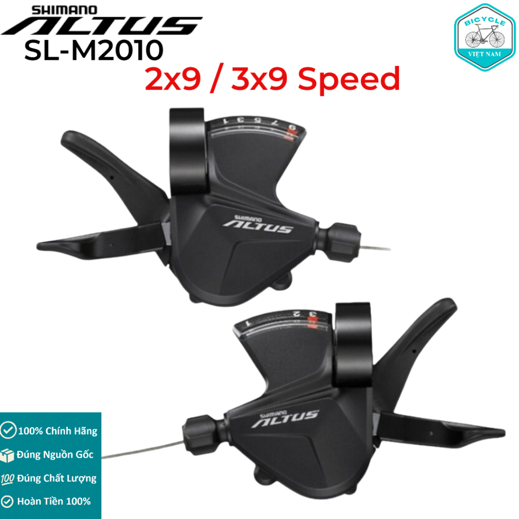 Tay Đề Xe Đạp SHIMANO ALTUS SL M2010 2x9 / 3x9 Speed – Chính Hãng, Hiệu Suất Cao