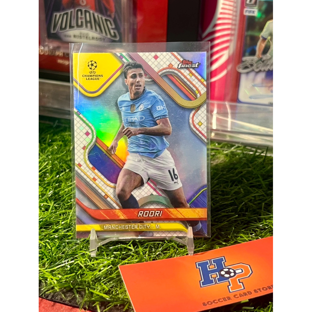 Rodri Refractor Topps Finest UCL 2024/25 การ์ดฟุตบอล