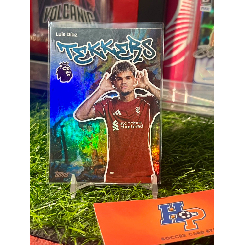 การ์ดฟุตบอล Luis Diaz Tekkers Topps EPL 2025/26