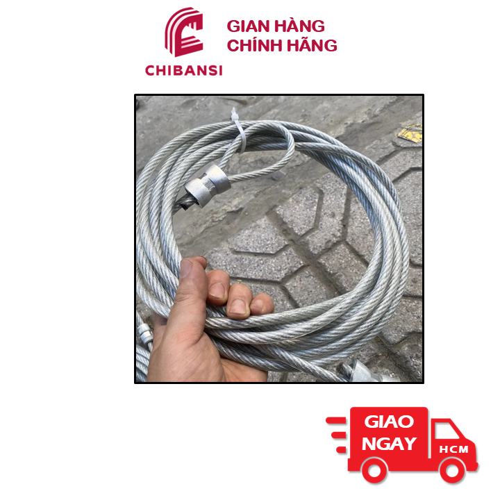 [Ho Chi Minh City] สายล็อครถเคลือบพลาสติก สายล็อครถแข็งแรงขนาดใหญ่ทุกขนาด 0.8-15m - CHIBANSI