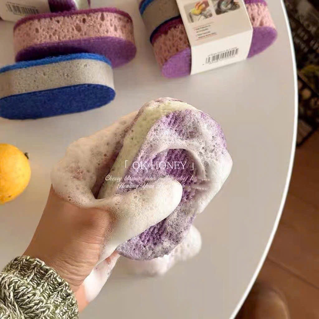 Et 3 เอสโปนาส 002 แผ่นล้างจาน ฟองน้ําสะดวก สําหรับล้างจาน ชาม หม้อ และกระทะ รุ่นใหม่ ที่