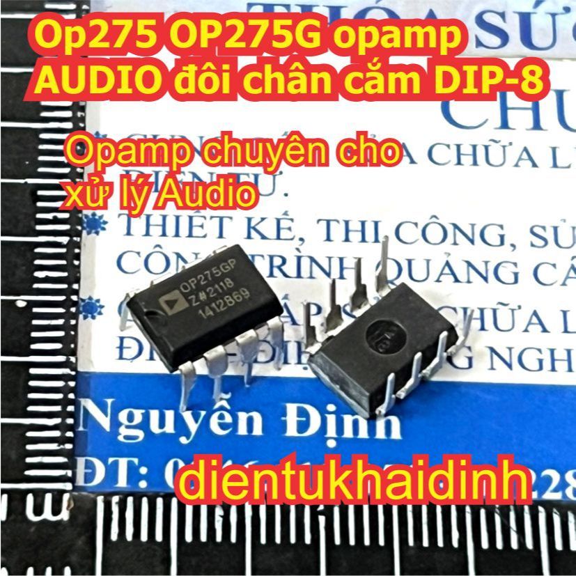 OP275 OP275G OP275GP เพิ่มประสิทธิภาพใน AUDIO การประมวลผล double DIP-8 pin kde7735