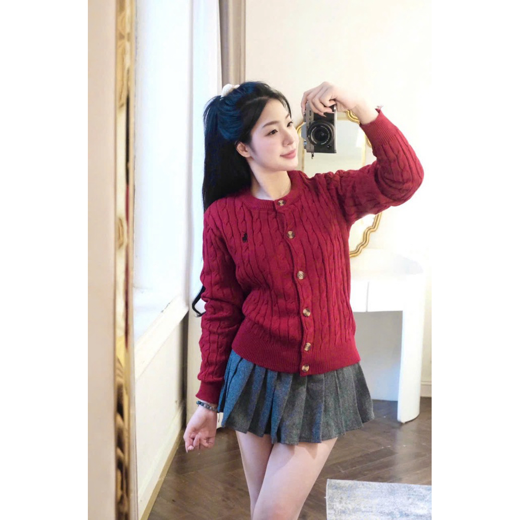 EMBROIDERED WOOL CADIGAN