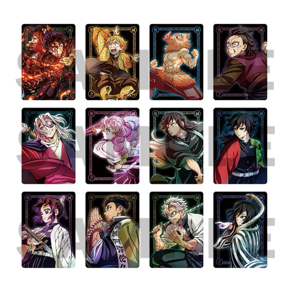 [OFF] Kimetsu no Yaiba Hashira Traning World Tour Key Visual Hard Plastic Card | การ์ด Kimetsu no Ya