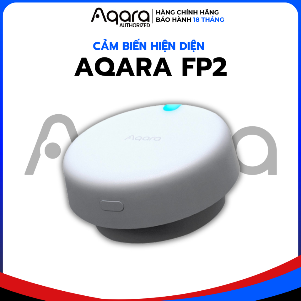 Aqara FP2 - เซ็นเซอร์ตอบสนองอัจฉริยะ, การตรวจจับฤดูใบไม้ร่วง, การตรวจสอบการนอนหลับ, เข้ากันได้ HomeK
