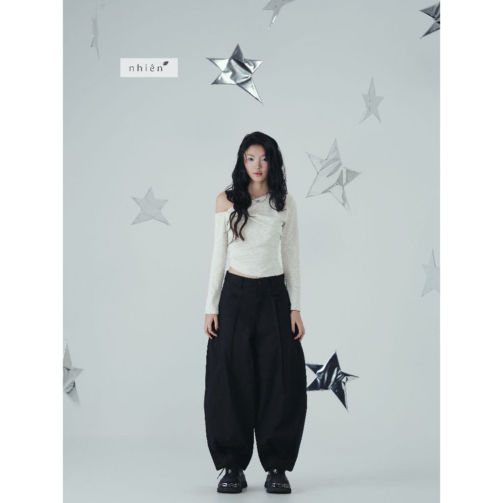 Dayfall Pants - กางเกงสีกากีหลวมโค้ง nhien.official BQ188