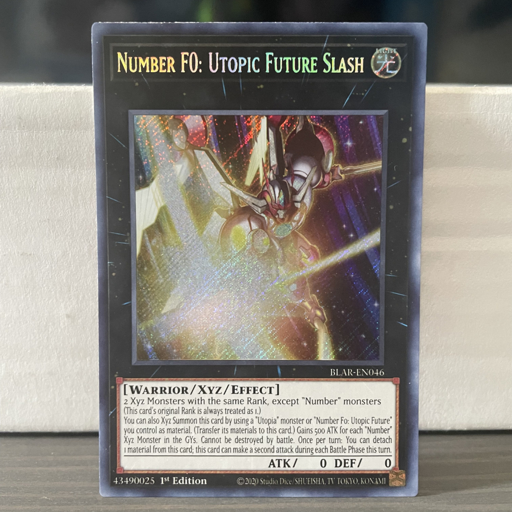 Secret Rare [Yugioh Watermelon] การ์ดหมายเลข F0: Utopic Future Slash XYZ