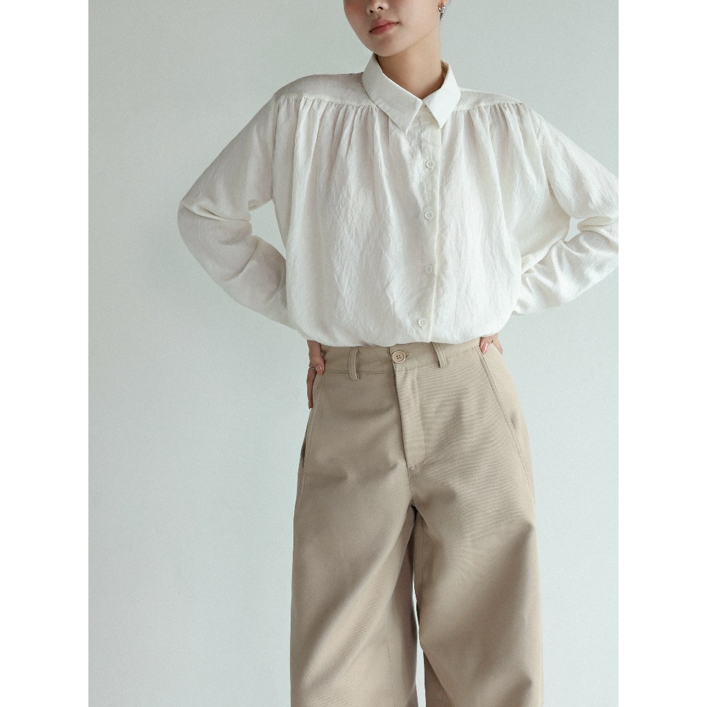 เช่น เสื้อคอปกเฉียงทรงปล่อย | เสื้อซอยโอ