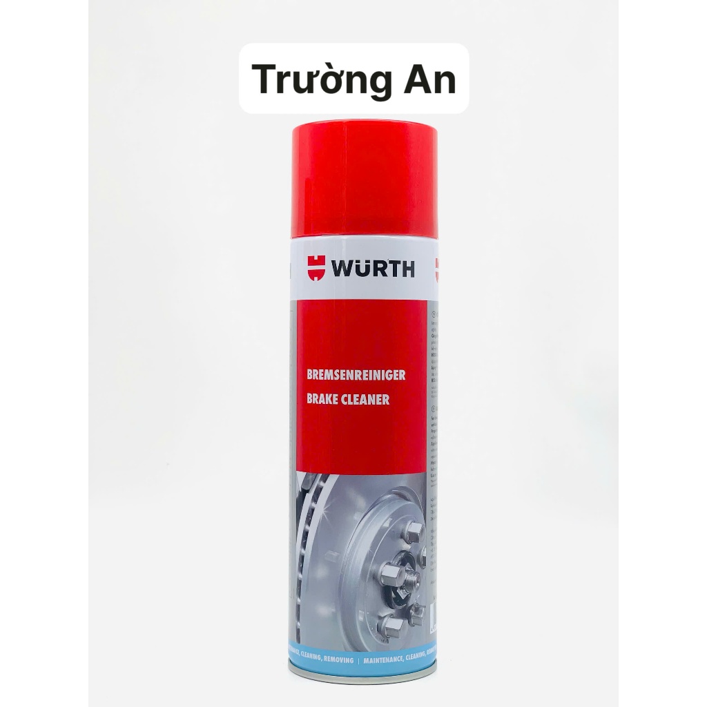 (AN CAR SCHOOL) Wurth Brake Cleaner – น้ํายาทําความสะอาดแผ่นดิสก์และผ้าเบรค GERMAN ของแท้