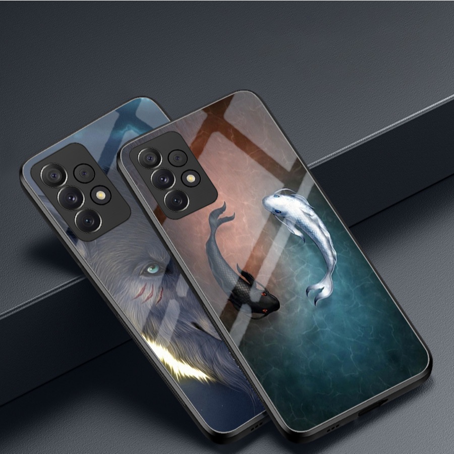 เคสกระจกสําหรับ SAMSUNG A32/ A52/A52s 5G/ A72 - มาสคอตนําโชค - คุณภาพสูง กันรอยขีดข่วน แฟชั่น