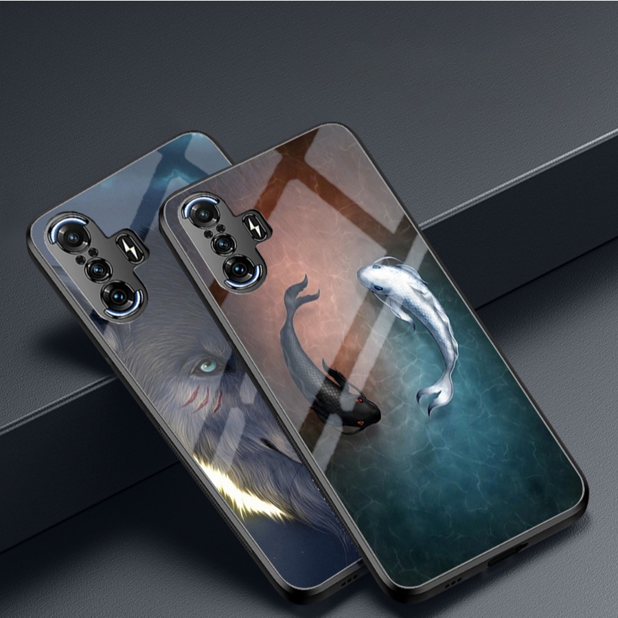 เคสกระจกสําหรับ XIAOMI K40 GAMING – มาสคอตนําโชค – คุณภาพสูง กันรอยขีดข่วน แฟชั่น