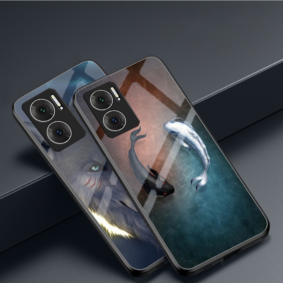 เคสกระจกสําหรับ XIAOMI REDMI 10 5G/ NOTE 11E – มาสคอตนําโชค – คุณภาพสูง กันรอยขีดข่วน ทันสมัย