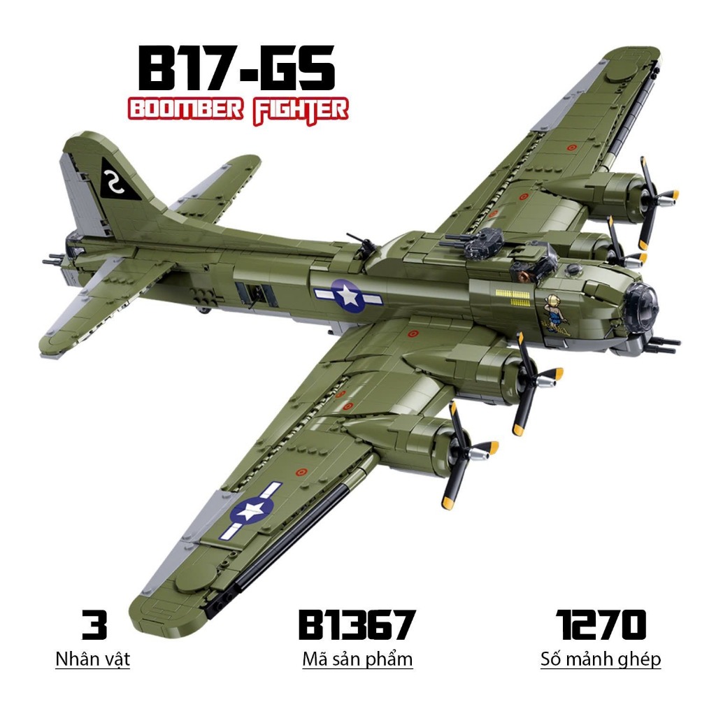 B17-GS, Sluban 1367 ของเล่นประกอบ Boomber Fighter