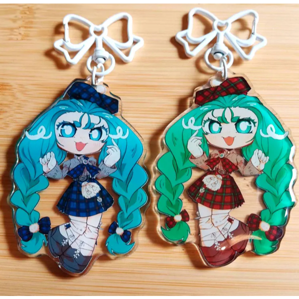 HATSUNE MIKU Scott Miku Epoxy พวงกุญแจอะคริลิค