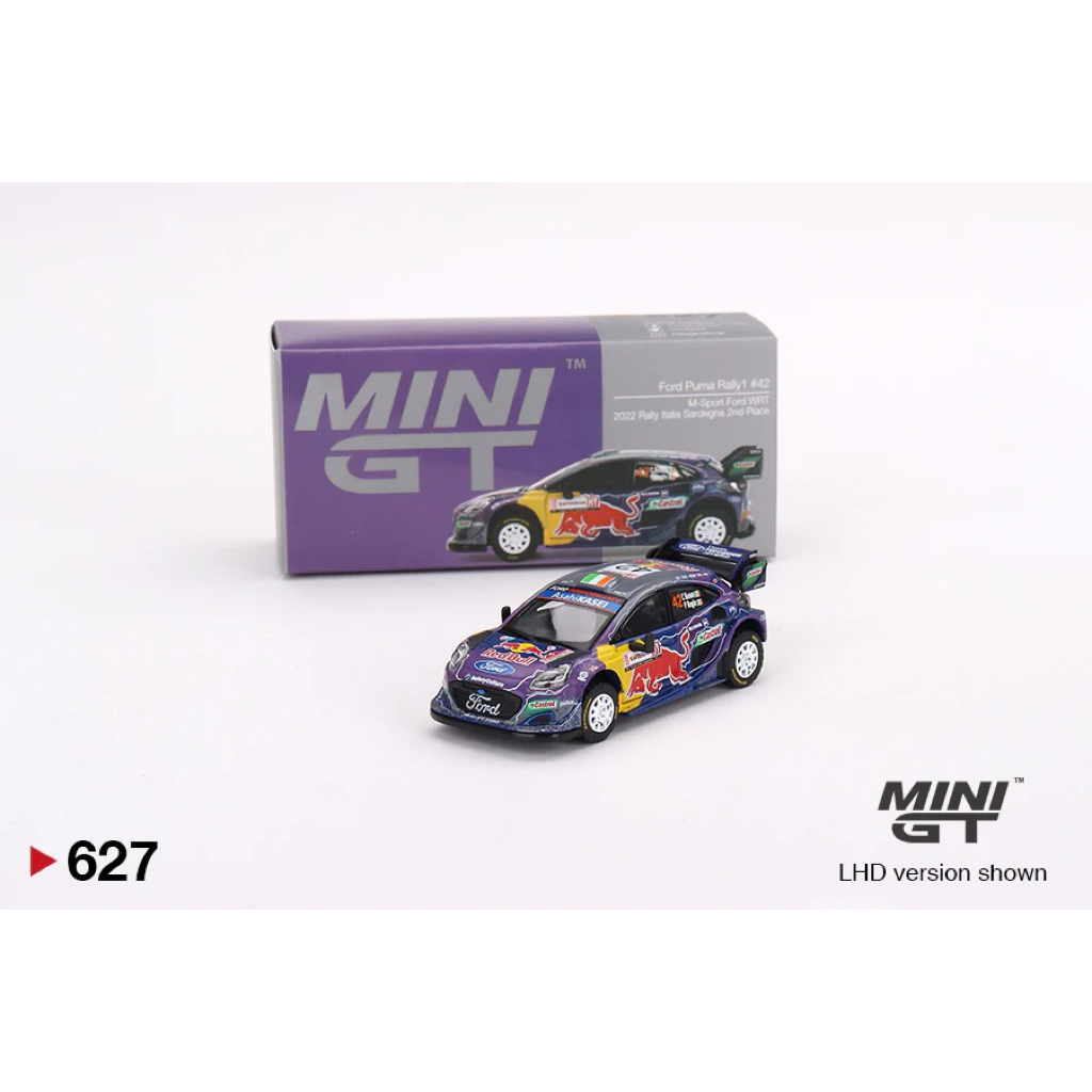 Mohinhxeps-1/64_ MINI GT 627 Ford Puma Rally1 42 M-Sport Ford WRT 2022 Rally Italia Sardegna 2nd Pla