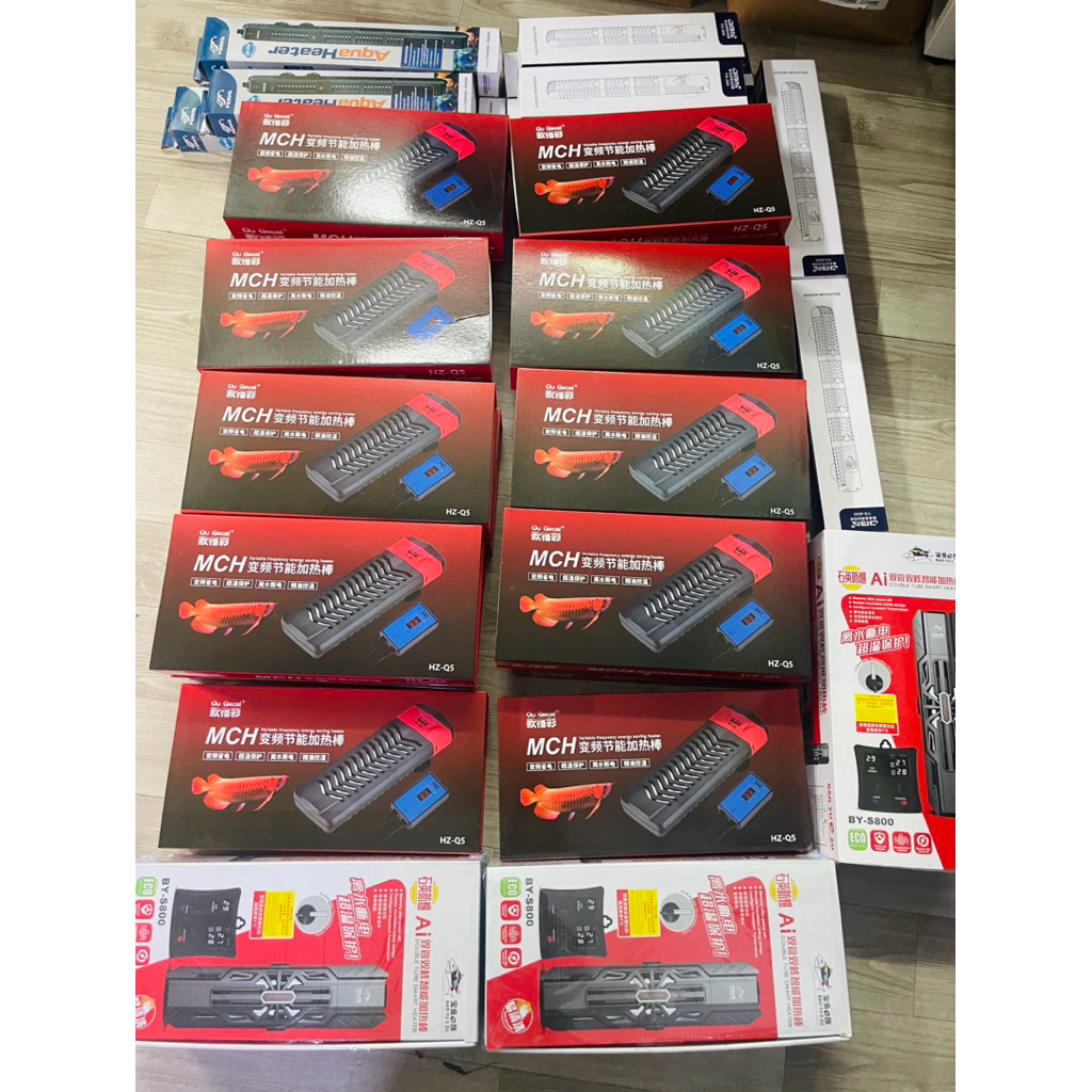 OU GECAI HZQ5 เครื่องทําความร้อนตู้ปลา 300W/500W/800W/1000W/1200UW