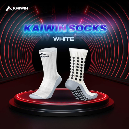 Kaiwin KW302 ถุงเท้าฟุตบอลกันลื่นถุงเท้าสั้นถักคุณภาพสูง ระงับกลิ่นกาย ยืดหยุ่นดี