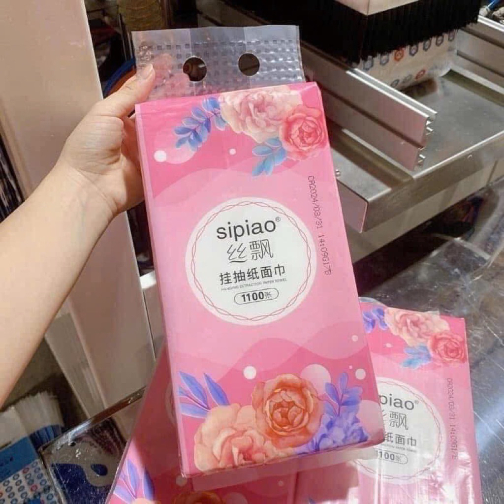 กล่อง 10 กลับมาคุณภาพสูง ROSE SIPAO WALL-MOUNTED PAPER