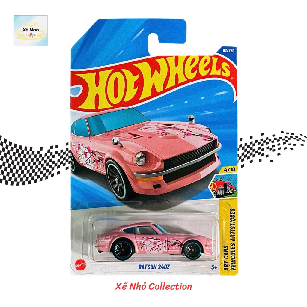 Hot Wheels basic Datsun 240Z (สีชมพู) Case M 2025