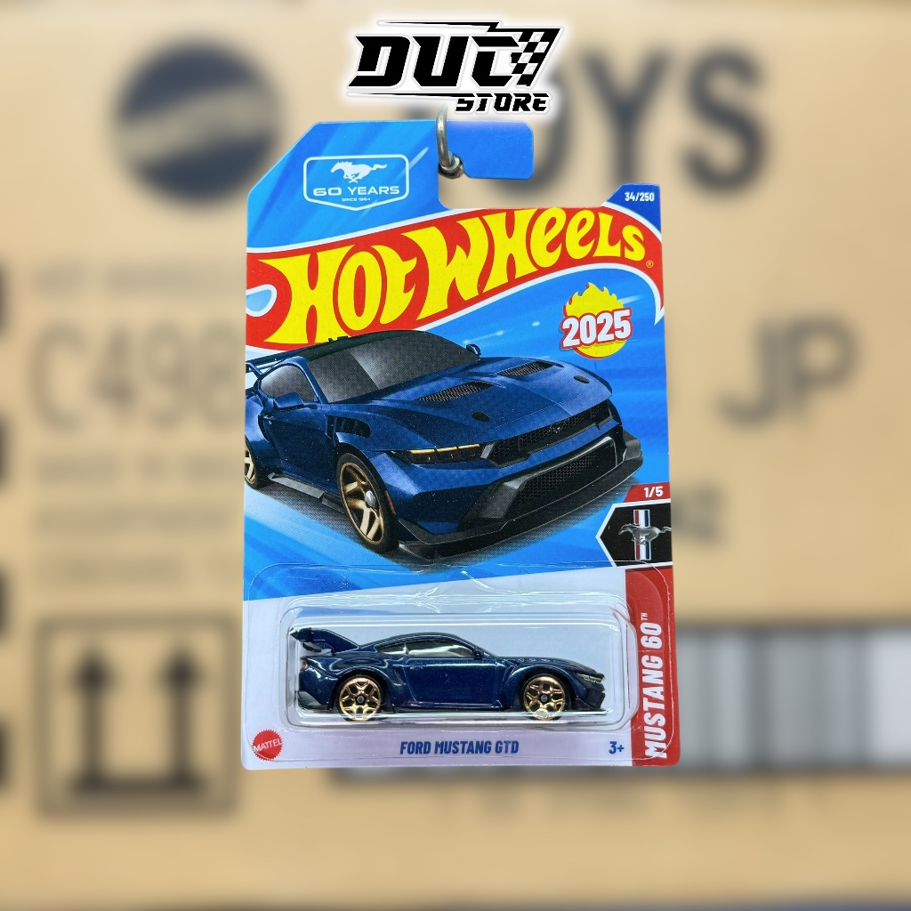 Ducstore รถโมเดล JBB93 Hot Wheels Ford Mustang GTD - เคส basic P 2025