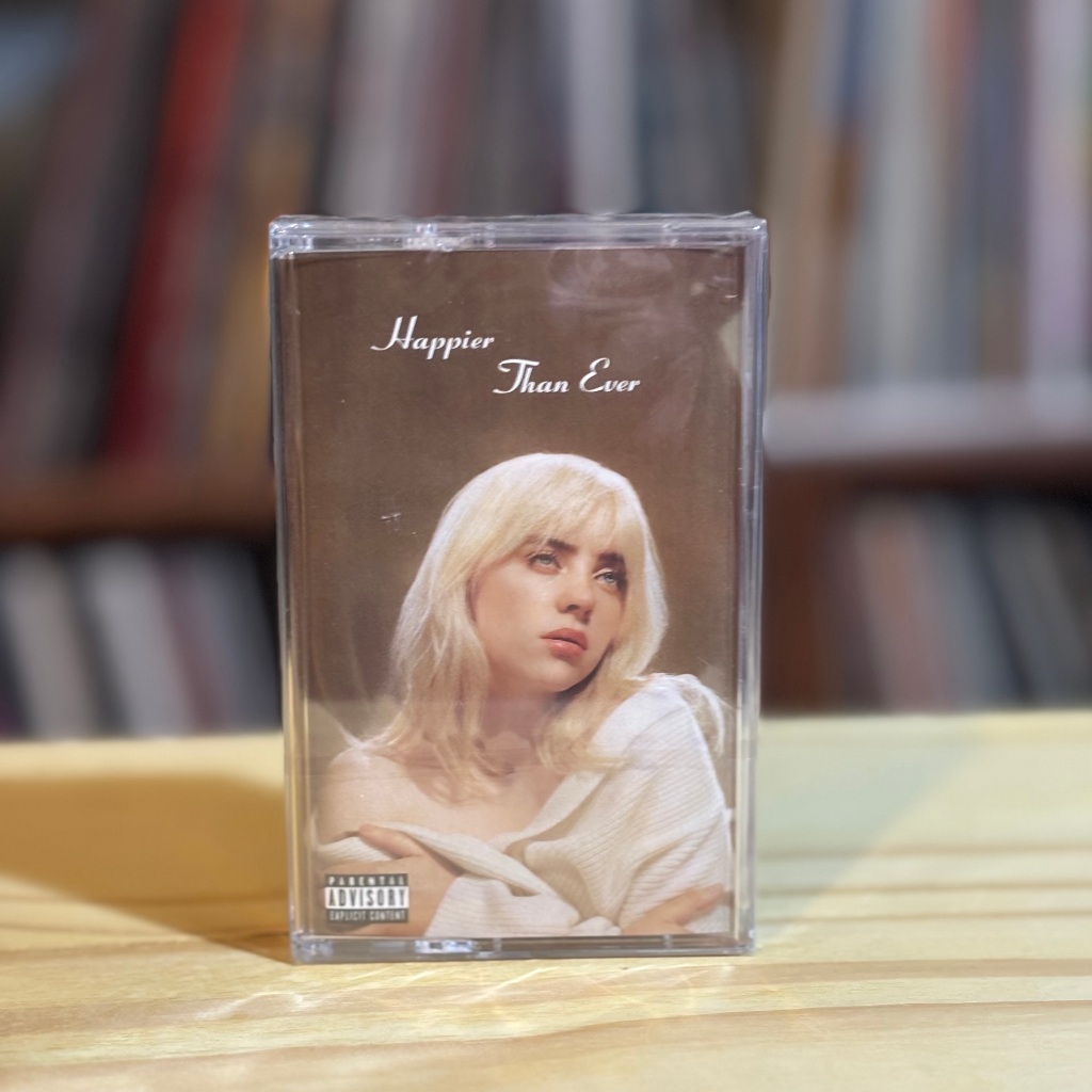 Billie Eilish - Happier Than Ever Limited Cassette Tape เทปเพลงเดิม ไม่สะสมที่บ้าน :)