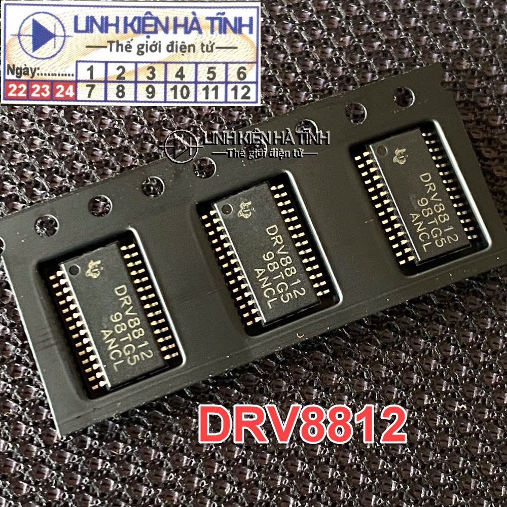 กระเป๋าไดรเวอร์สเต็ปเปอร์ IC DRV8812 8812 จํานวน 3 ตัว IC
