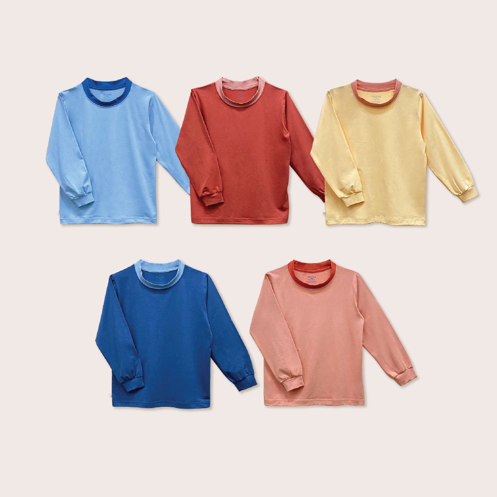 TD เสื้อคอปกสีไม้ไผ่ ขนาดใหญ่ 1417 - HELLO BnB