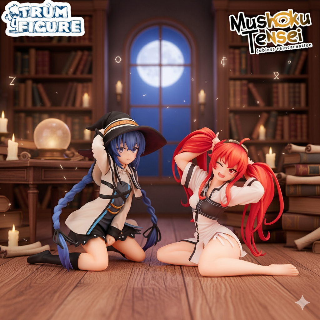 Roxy Migurdia & Eris Boreas Greyrat Anime Mushoku Tensei - ฟิกเกอร์ Boss ครบกล่อง