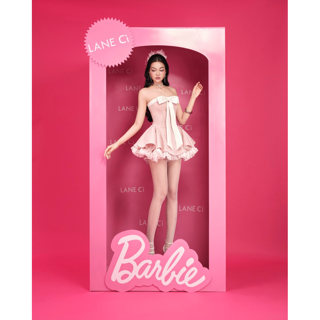 BUNNY DRESS - เดรสนมโตขนฟู ผูกโบว์ (พร้อมกางเกง)