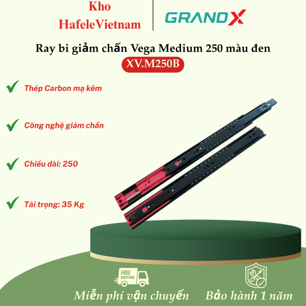 GrandX XV.M250B/XV.M300B/XV.M350B/XV.M400B/XV.M450B/XV.M500B - แบริ่งที่ดี