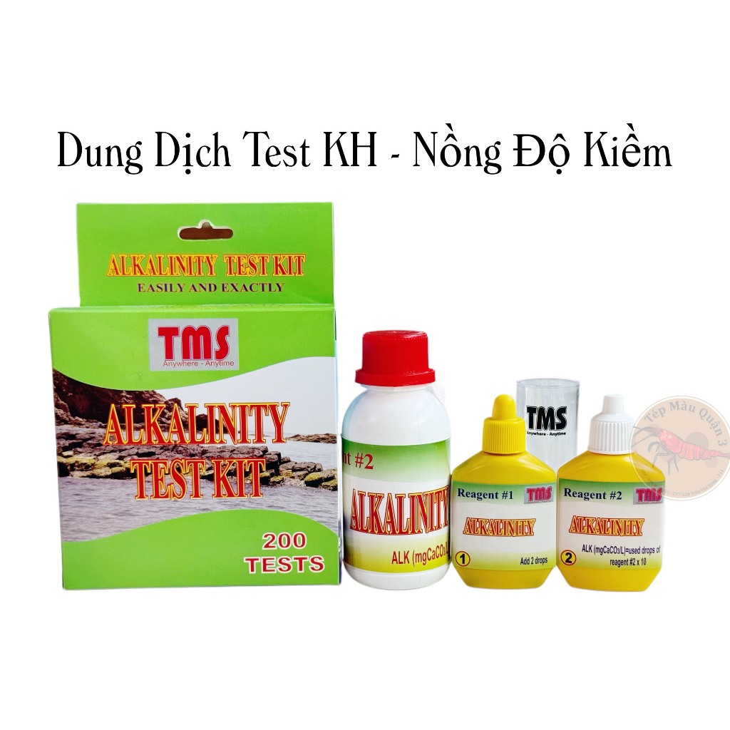 KH Test Solution - ความเข้มข้นอัลคาไลน์ในน้ํา TMS