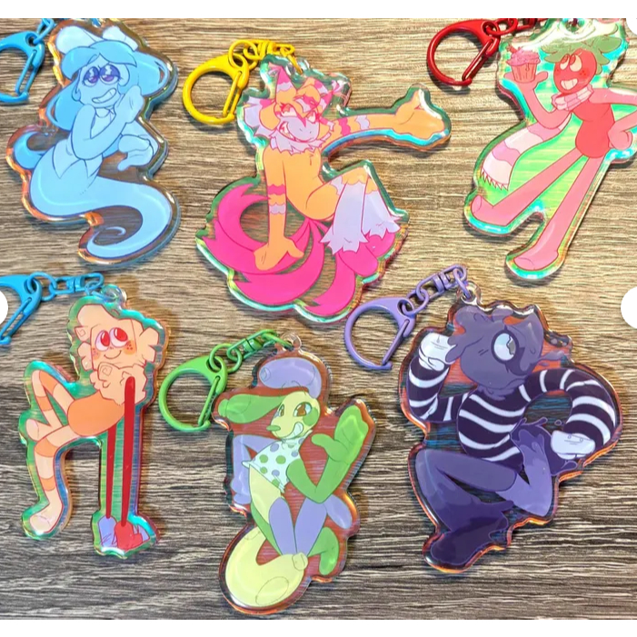 พวงกุญแจอะคริลิค Dandys World