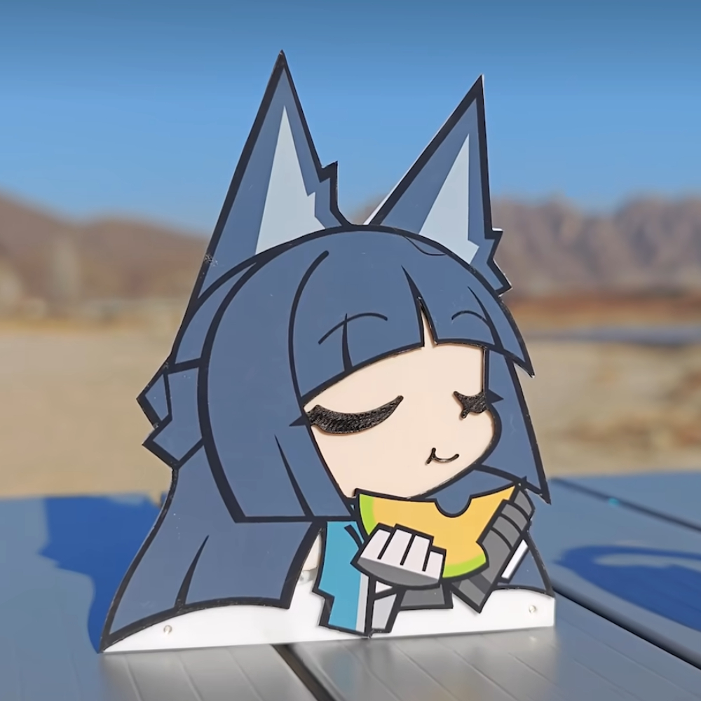 มิยาบิกินเมลอน Zenless Zone Zero สนุกโมเดล 2D