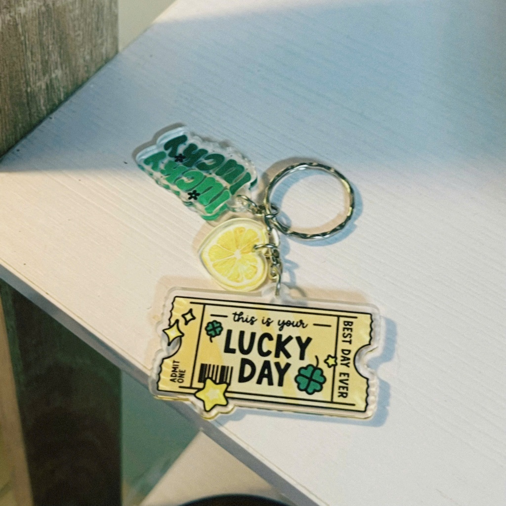 GIFT KEYCHAIN - LUCKY DAY - LUCKY DAY - NORMAL SHOP