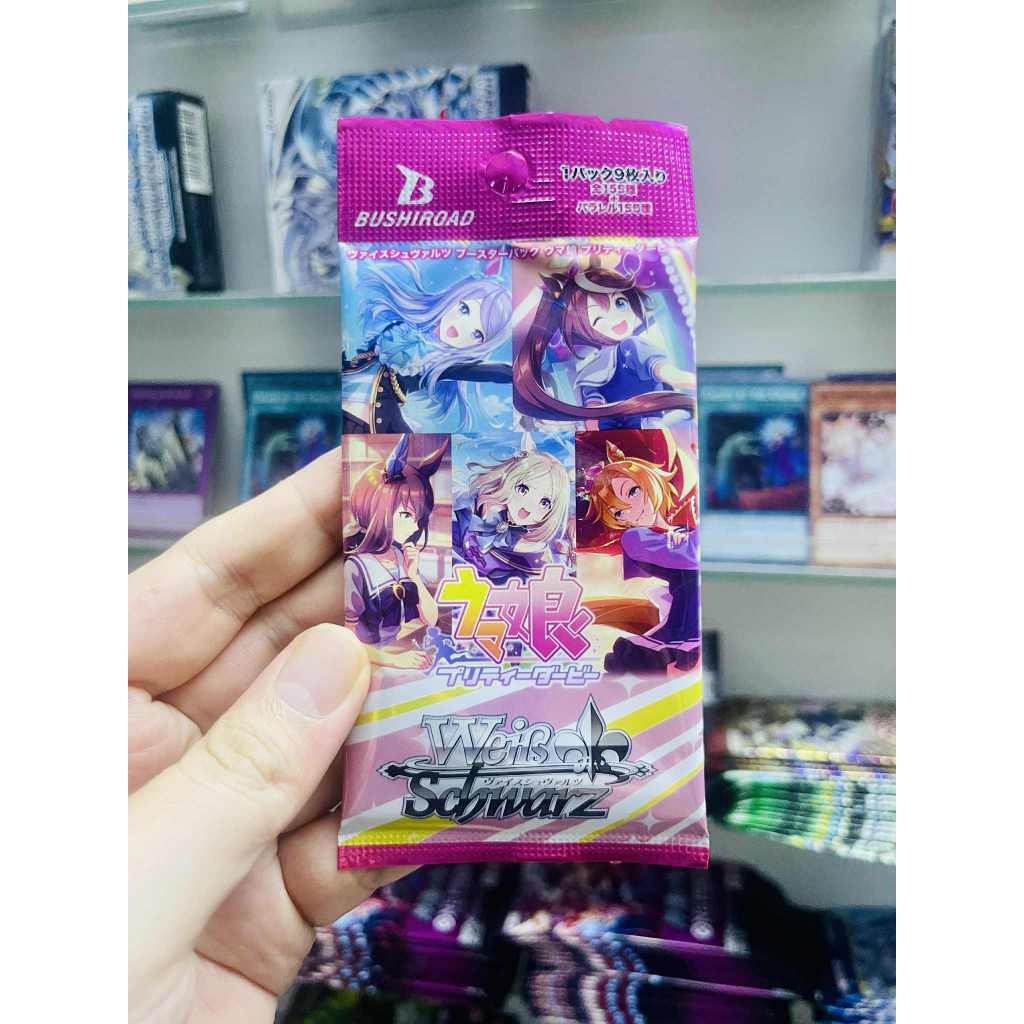 [ ของแท้จากญี่ปุ่น ] แพ็ค 9 uma musume pretty derby Weiss Schwarz BOOSTER PACK