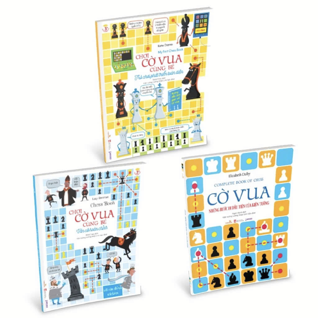 หนังสือ - Playing Chess with Children - Introductory Chess Book - ชุด 3 เล่ม