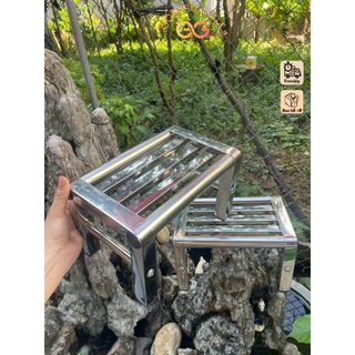 [Hàng xịn]ghế đẩu inox cao cấp siêu chắc chắn, ghế đẩu inox chống trơn trượt, tiện lợi cao 15cm
