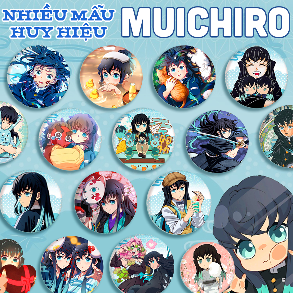 MUICHIRO BADGE MANY รุ่นสวย - MUICHIROU TOKITO KNY KIMETSU NO YAIBA KNY