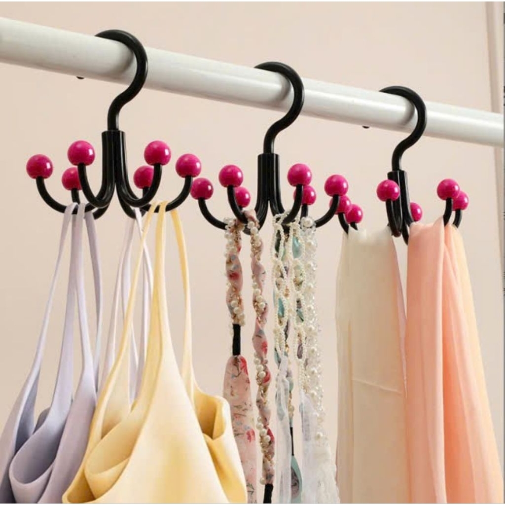 5 360 DEGREE ROTATION 6-BRANCH HOOKS