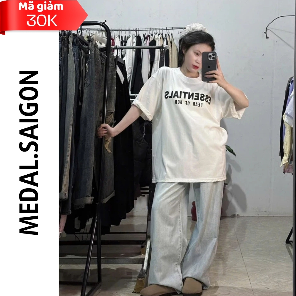 [ประเภท 1] Essential Basic T-shirt – Cotton Standard Form Unisex Men and Women