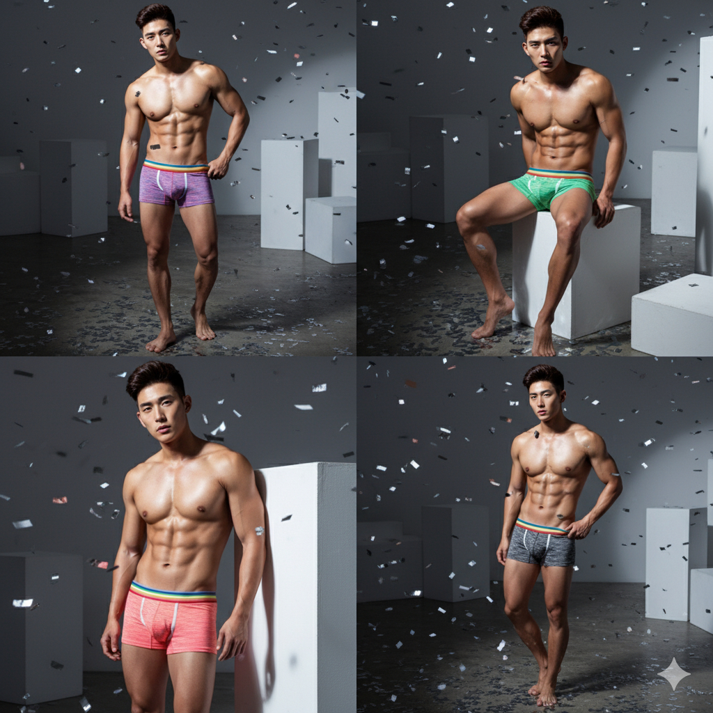 กางเกงบ็อกเซอร์ชาย นุ่มสุดๆ เท่ และยางยืด - QL002