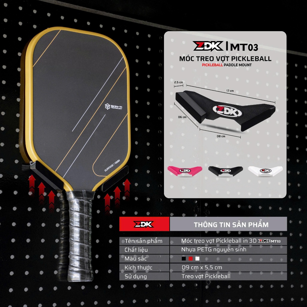 ZDK ภูเขา03 ตัวยึดไม้ดอง เมาท์ไม้ดองบอลสะดวกแข็งแรงมีกาว