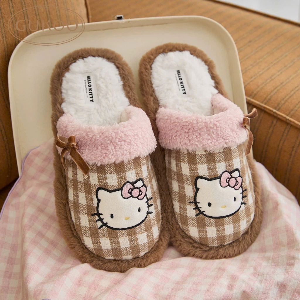 Gukoo x Hello Kitty รองเท้าแตะของแท้